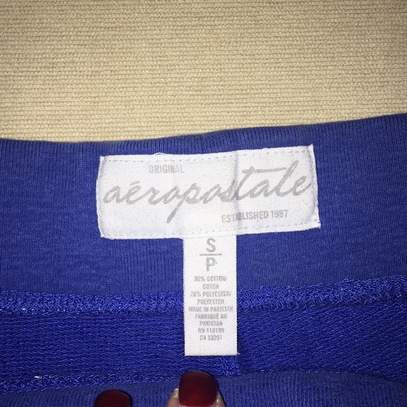 AEROPOSTALE DRAWSTRING SWEAT SHORTS - Picture 2 of 4
